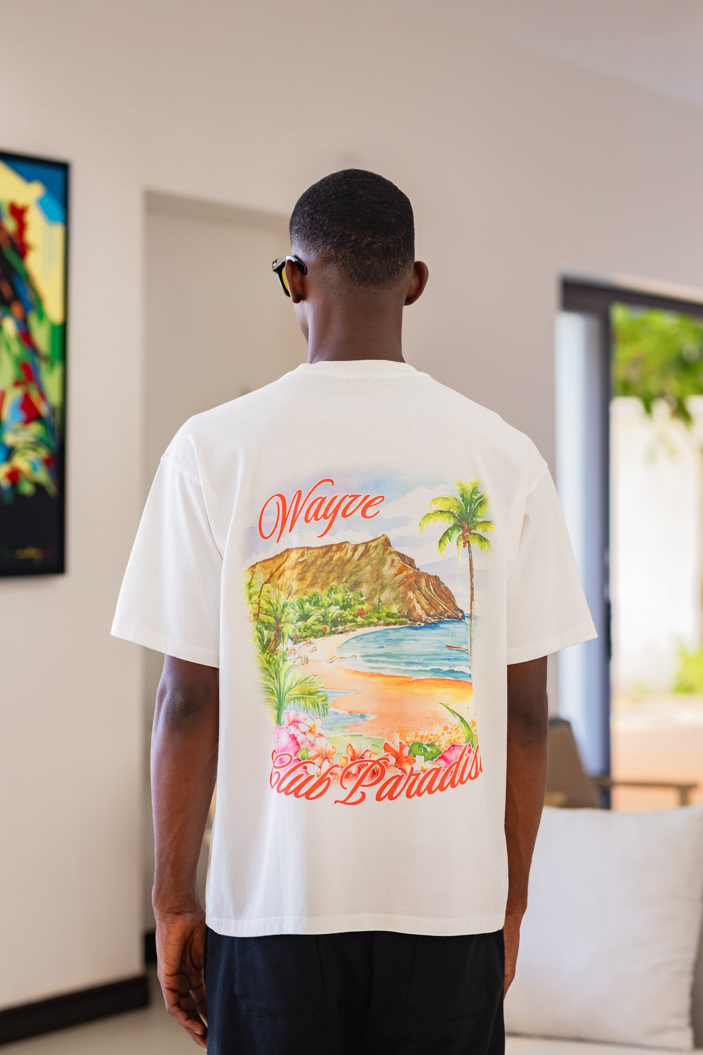 Club Paradise T-Shirt - Flat White