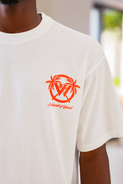 Club Paradise T-Shirt - Flat White